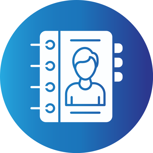 directorio telefónico icono gratis