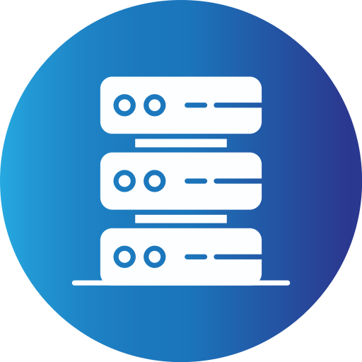 Server Generic Blue Icon