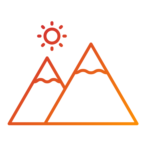 montañas rocosas icono gratis