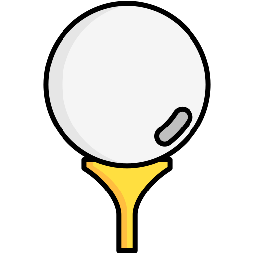 pelota de golf icono gratis