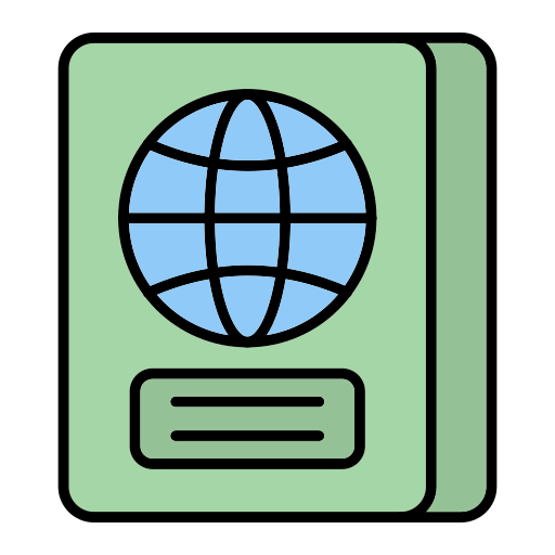 pasaporte icono gratis