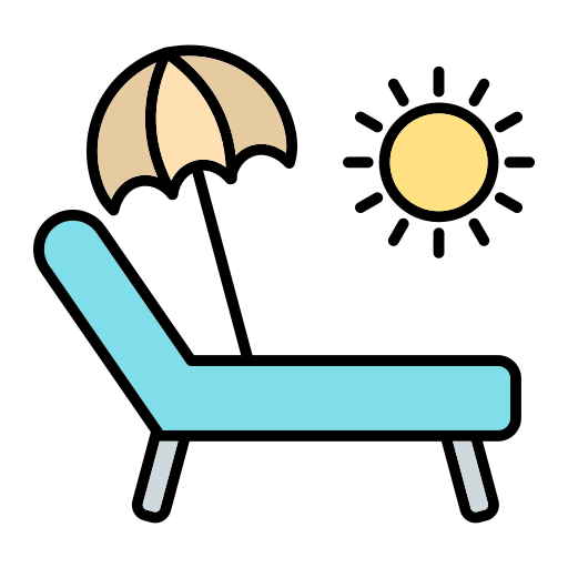 vacaciones icono gratis
