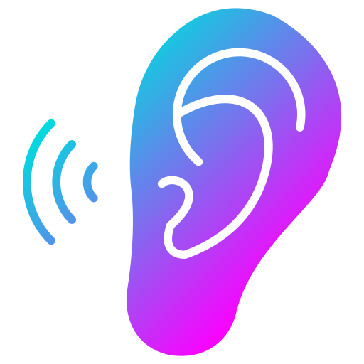 Listening Generic Flat Gradient icon