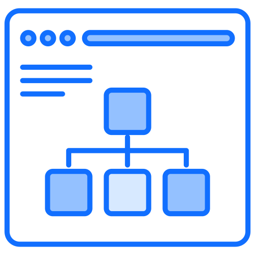 mapa del sitio icono gratis