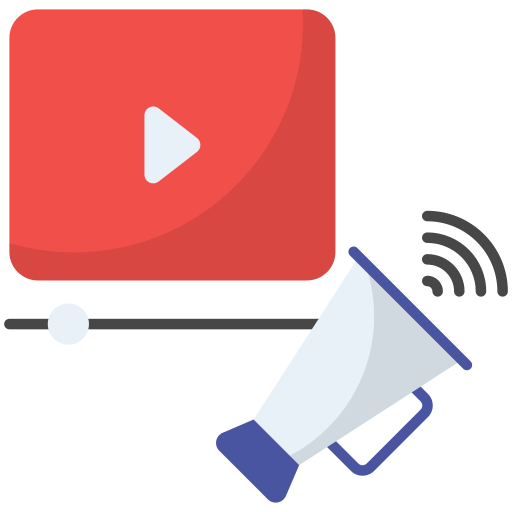 marketing vidéo Icône gratuit marketing vidéo Icône gratuit