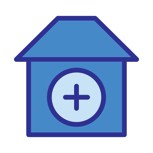 Hospital Generic Blue icon