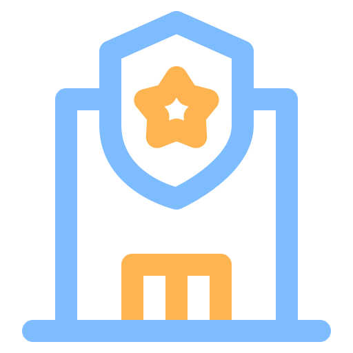 estación de policía icono gratis