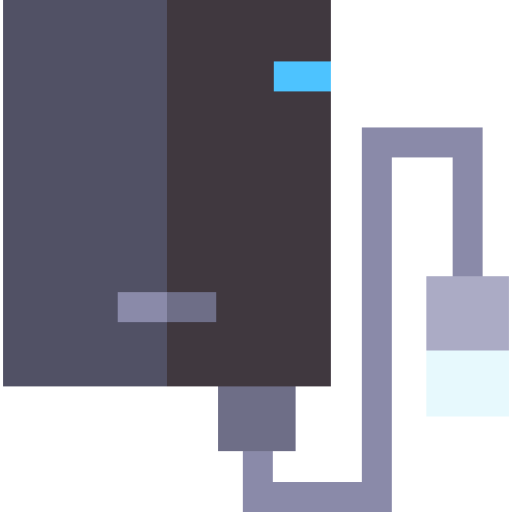 disco duro externo icono gratis