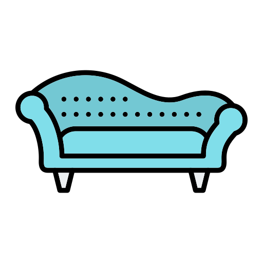 chaise longue icono gratis