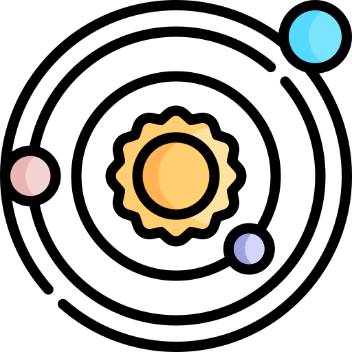 Solar system - free icon