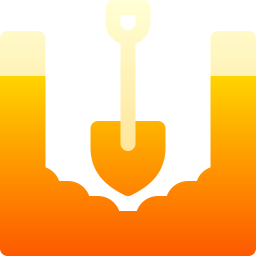 enterrar icono gratis