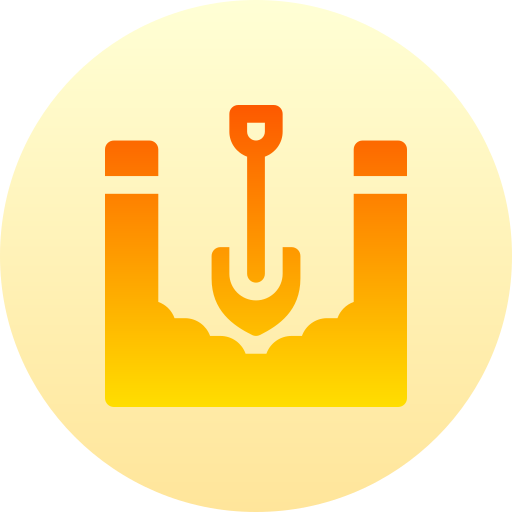 enterrar icono gratis