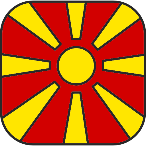 república de macedonia icono gratis