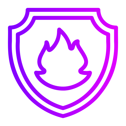 prevención de fuego icono gratis