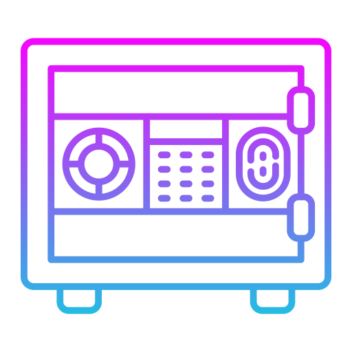 caja de seguridad icono gratis