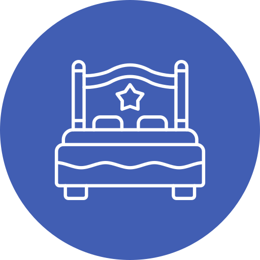 더블 침대 무료 아이콘 더블 침대 무료 아이콘