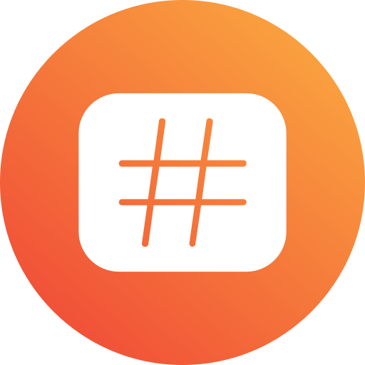 Hashtag - Free interface icons
