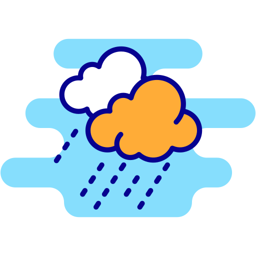 lluvia pesada icono gratis