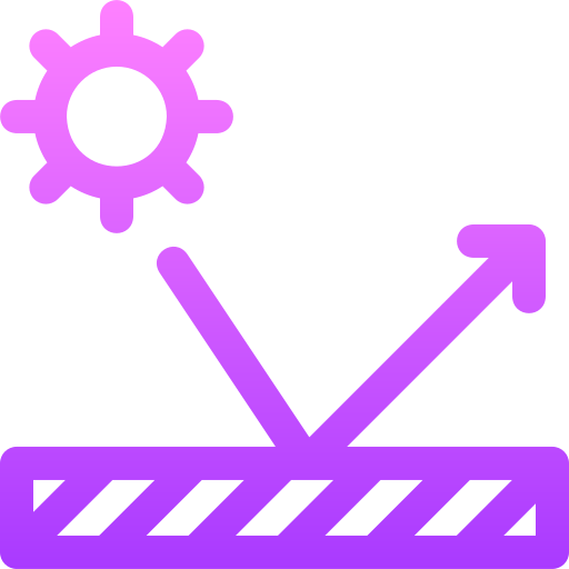 Reflective Basic Gradient Lineal color icon