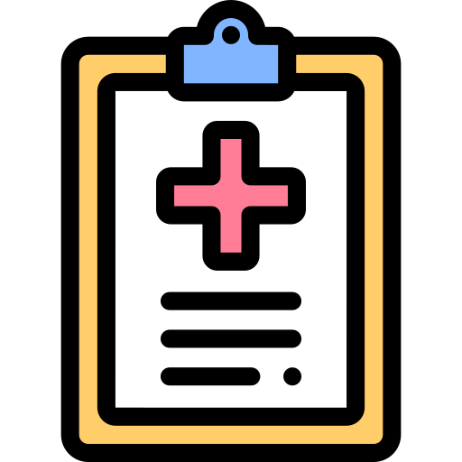 relatório médico grátis ícone