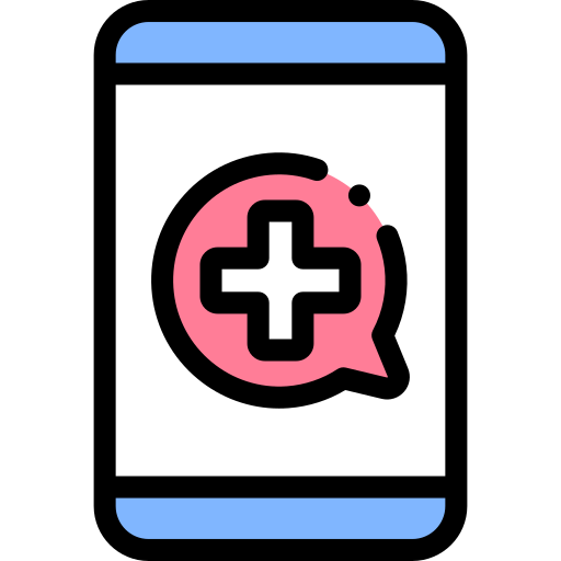 aplicación médica icono gratis