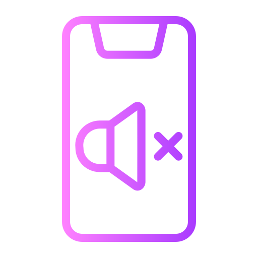 botón de silencio icono gratis