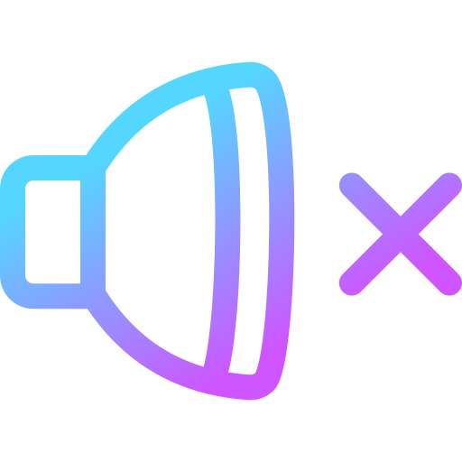 silencio icono gratis