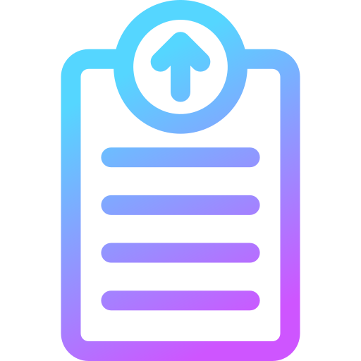 Document Generic Gradient icon