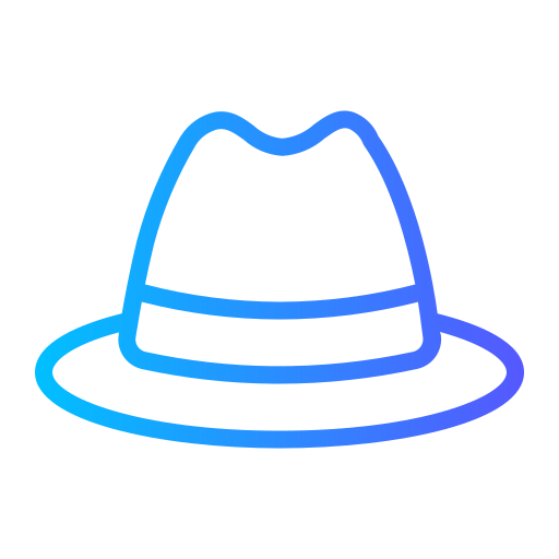 sombrero de fieltro icono gratis