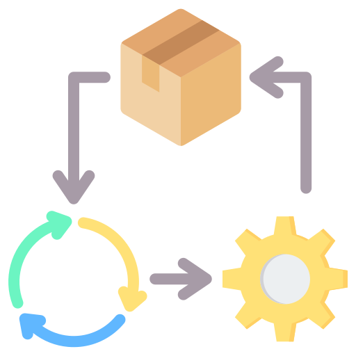 cadena de productos icono gratis