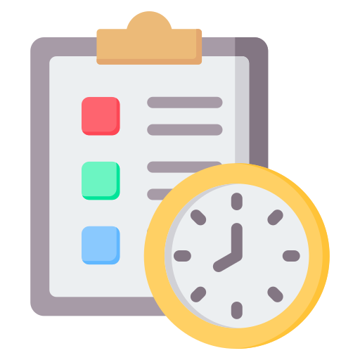 Planning - Free time and date icons