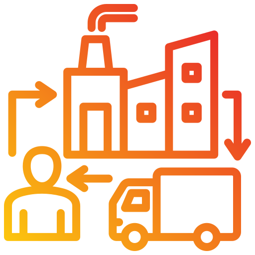 Supply chain Generic Gradient icon