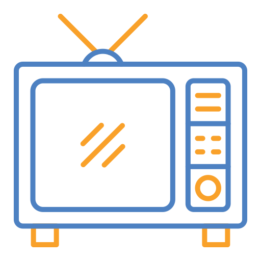 télévision Icône gratuit télévision Icône gratuit