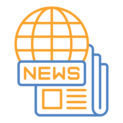 Global news - Free communications icons