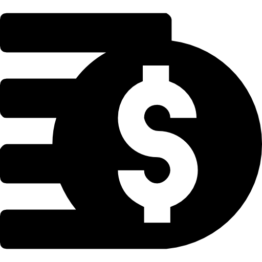 monedas icono gratis