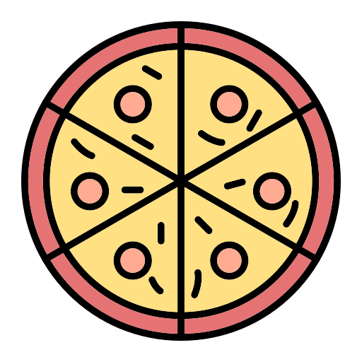 Pizza Generic Outline Color icon