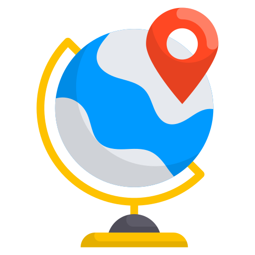 World map - Free maps and location icons