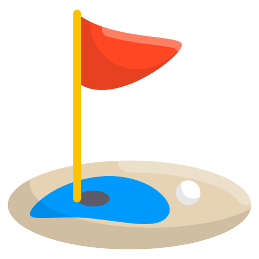 Golf field Generic Flat icon