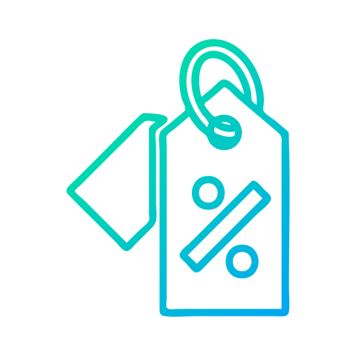 etiqueta de precio icono gratis