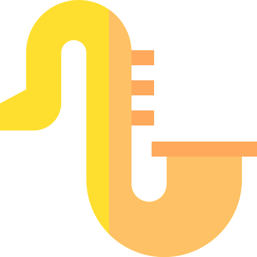 saxofón icono gratis