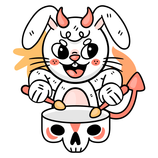 demonio gratis sticker