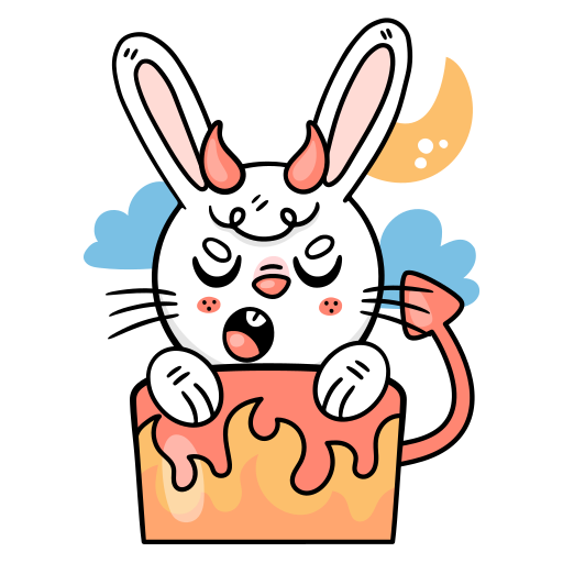 demonio gratis sticker