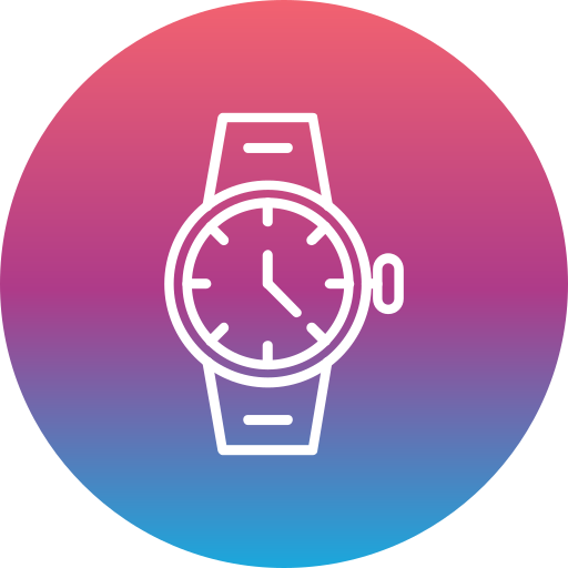 reloj de pulsera icono gratis