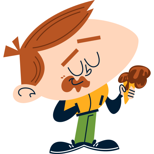 Chocolate free sticker