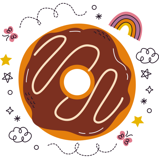 Chocolate free sticker