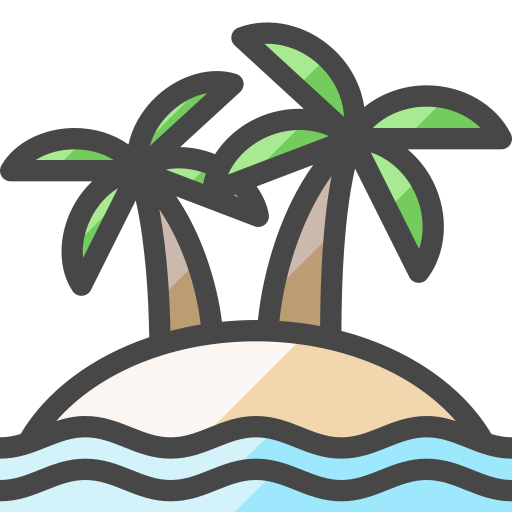 isla icono gratis