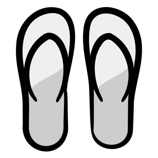 Sandals Generic Hand Drawn Color icon