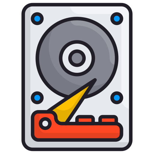 Hard drive Generic Outline Color icon