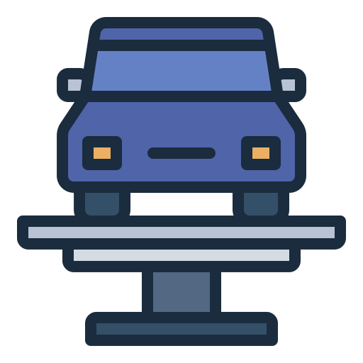 elevador de coches icono gratis