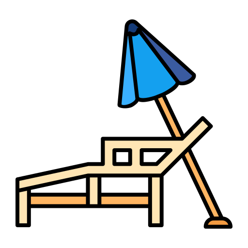 Sunbathing Generic Outline Color icon